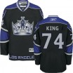 Reebok Los Angeles Kings 74 Men's Dwight King Authentic Black Third NHL Jersey