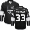 Reebok Los Angeles Kings 33 Men's Marty Mcsorley Authentic Black Home NHL Jersey