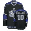 Reebok Los Angeles Kings 10 Men's Mike Richards Authentic Black Third NHL Jersey