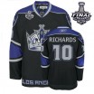 Reebok Los Angeles Kings 10 Men's Mike Richards Premier Black Third 2014 Stanley Cup NHL Jersey