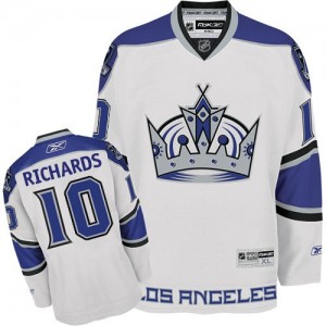 Reebok Los Angeles Kings 10 Men's Mike Richards Authentic White NHL Jersey
