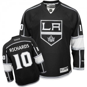 Reebok Los Angeles Kings 10 Youth Mike Richards Authentic Black Home NHL Jersey