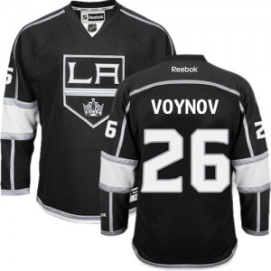 Reebok Los Angeles Kings 26 Men's Slava Voynov Premier Black Home NHL Jersey