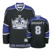 Reebok Los Angeles Kings 8 Men's Drew Doughty Authentic Black Third NHL Jersey