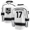 Fanatics Branded Los Angeles Kings Men's Lias Andersson Breakaway White Away NHL Jersey
