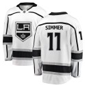 Fanatics Branded Los Angeles Kings Men's Charlie Simmer Breakaway White Away NHL Jersey