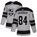 Adidas Los Angeles Kings Men's Vladislav Gavrikov Authentic Gray Alternate NHL Jersey