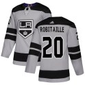 Adidas Los Angeles Kings Men's Luc Robitaille Authentic Gray Alternate NHL Jersey