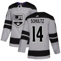 Adidas Los Angeles Kings Men's Dave Schultz Authentic Gray Alternate NHL Jersey
