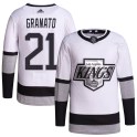 Adidas Los Angeles Kings Youth Tony Granato Authentic White 2021/22 Alternate Primegreen Pro Player NHL Jersey