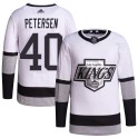 Adidas Los Angeles Kings Youth Cal Petersen Authentic White 2021/22 Alternate Primegreen Pro Player NHL Jersey