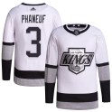 Adidas Los Angeles Kings Youth Dion Phaneuf Authentic White 2021/22 Alternate Primegreen Pro Player NHL Jersey