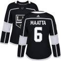 Adidas Los Angeles Kings Women's Olli Maatta Authentic Black Home NHL Jersey