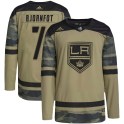 Adidas Los Angeles Kings Youth Tobias Bjornfot Authentic Camo Military Appreciation Practice NHL Jersey