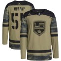 Adidas Los Angeles Kings Youth Larry Murphy Authentic Camo Military Appreciation Practice NHL Jersey