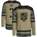Adidas Los Angeles Kings Youth Matt Roy Authentic Camo Military Appreciation Practice NHL Jersey