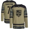 Adidas Los Angeles Kings Youth Tomas Sandstrom Authentic Camo Military Appreciation Practice NHL Jersey