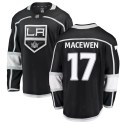 Fanatics Branded Los Angeles Kings Youth Zack MacEwen Breakaway Black Home NHL Jersey