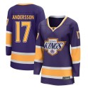 Fanatics Branded Los Angeles Kings Women's Lias Andersson Breakaway Purple 2020/21 Special Edition NHL Jersey