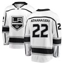 Fanatics Branded Los Angeles Kings Youth Andreas Athanasiou Breakaway White Away NHL Jersey