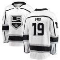 Fanatics Branded Los Angeles Kings Youth Jim Fox Breakaway White Away NHL Jersey