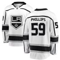 Fanatics Branded Los Angeles Kings Youth Markus Phillips Breakaway White Away NHL Jersey