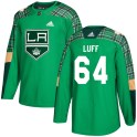 Adidas Los Angeles Kings Men's Matt Luff Authentic Green St. Patrick's Day Practice NHL Jersey