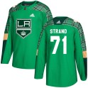 Adidas Los Angeles Kings Men's Austin Strand Authentic Green St. Patrick's Day Practice NHL Jersey