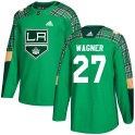 Adidas Los Angeles Kings Men's Austin Wagner Authentic Green St. Patrick's Day Practice NHL Jersey