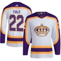 Adidas Los Angeles Kings Men's Kevin Fiala Authentic White Reverse Retro 2.0 NHL Jersey