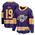Fanatics Branded Los Angeles Kings Men's Jim Fox Breakaway Purple 2020/21 Special Edition NHL Jersey