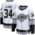 Fanatics Branded Los Angeles Kings Youth Kale Clague Premier White Breakaway Alternate NHL Jersey