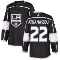 Adidas Los Angeles Kings Youth Andreas Athanasiou Authentic Black Home NHL Jersey