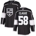 Adidas Los Angeles Kings Youth Kale Clague Authentic Black Home NHL Jersey