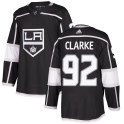 Adidas Los Angeles Kings Youth Brandt Clarke Authentic Black Home NHL Jersey