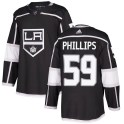Adidas Los Angeles Kings Youth Markus Phillips Authentic Black Home NHL Jersey