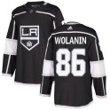 Adidas Los Angeles Kings Youth Christian Wolanin Authentic Black Home NHL Jersey