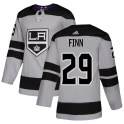 Adidas Los Angeles Kings Youth Steven Finn Authentic Gray Alternate NHL Jersey