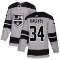 Adidas Los Angeles Kings Youth Arthur Kaliyev Authentic Gray Alternate NHL Jersey