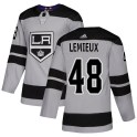 Adidas Los Angeles Kings Youth Brendan Lemieux Authentic Gray Alternate NHL Jersey