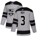 Adidas Los Angeles Kings Youth Matt Roy Authentic Gray Alternate NHL Jersey