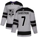 Adidas Los Angeles Kings Youth Tomas Sandstrom Authentic Gray Alternate NHL Jersey