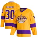 Adidas Los Angeles Kings Youth Denis Dejordy Authentic Gold Classics NHL Jersey
