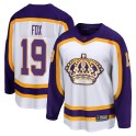 Fanatics Branded Los Angeles Kings Youth Jim Fox Breakaway White Special Edition 2.0 NHL Jersey