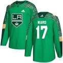 Adidas Los Angeles Kings Youth Taylor Ward Authentic Green St. Patrick's Day Practice NHL Jersey
