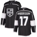 Adidas Los Angeles Kings Men's Lias Andersson Authentic Black Home NHL Jersey