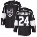 Adidas Los Angeles Kings Men's Lias Andersson Authentic Black Home NHL Jersey