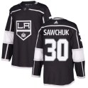 Adidas Los Angeles Kings Men's Terry Sawchuk Authentic Black Home NHL Jersey