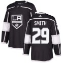 Adidas Los Angeles Kings Men's Billy Smith Authentic Black Home NHL Jersey