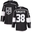 Adidas Los Angeles Kings Men's Alex Turcotte Authentic Black Home NHL Jersey